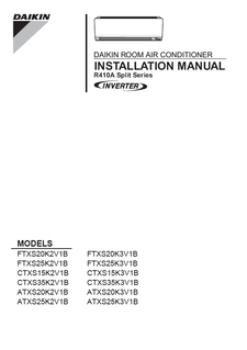 CTXS-K_FTXS20-25K_ATXS20-25K_3PEN363588-1B_Installation manuals_English download